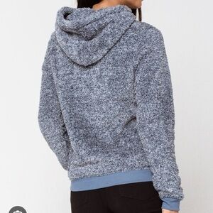 DESTINED Cozy Pocket Blue Womens Hoodie, Size S